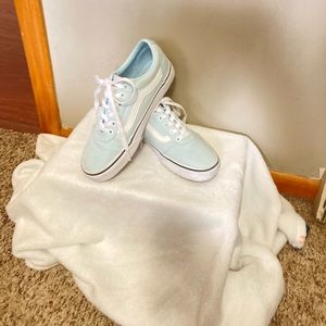 Baby blue Vans
